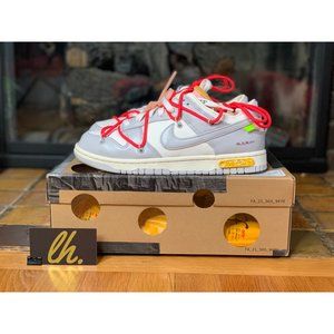 Size 7.5 Nike Dunk X Off White “Lot 06” Athletic Sneakers DM1602-110